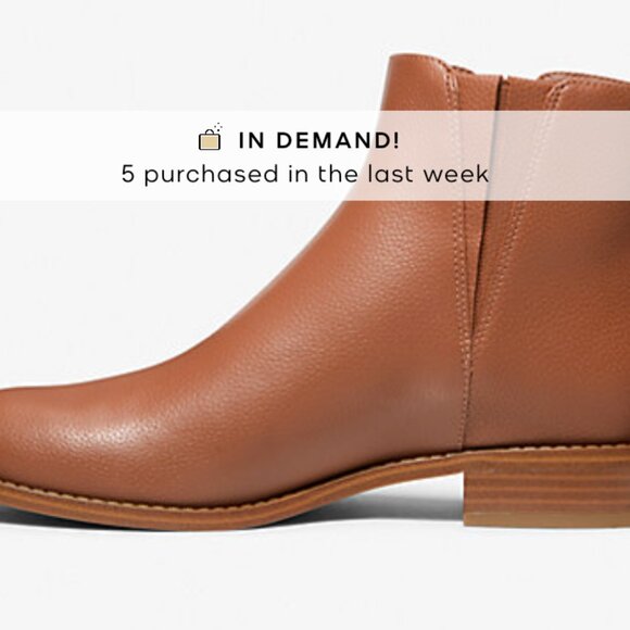 Michael Michael Kors Britt flat bootie, luggage color - Picture 2 of 5